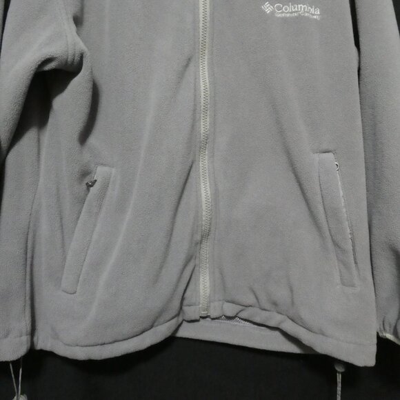 COLUMBIA SPORTSWEAR | woman's medium | Grey Fleece Zip-Up Jacket | Interchange - Picture 7 of 15